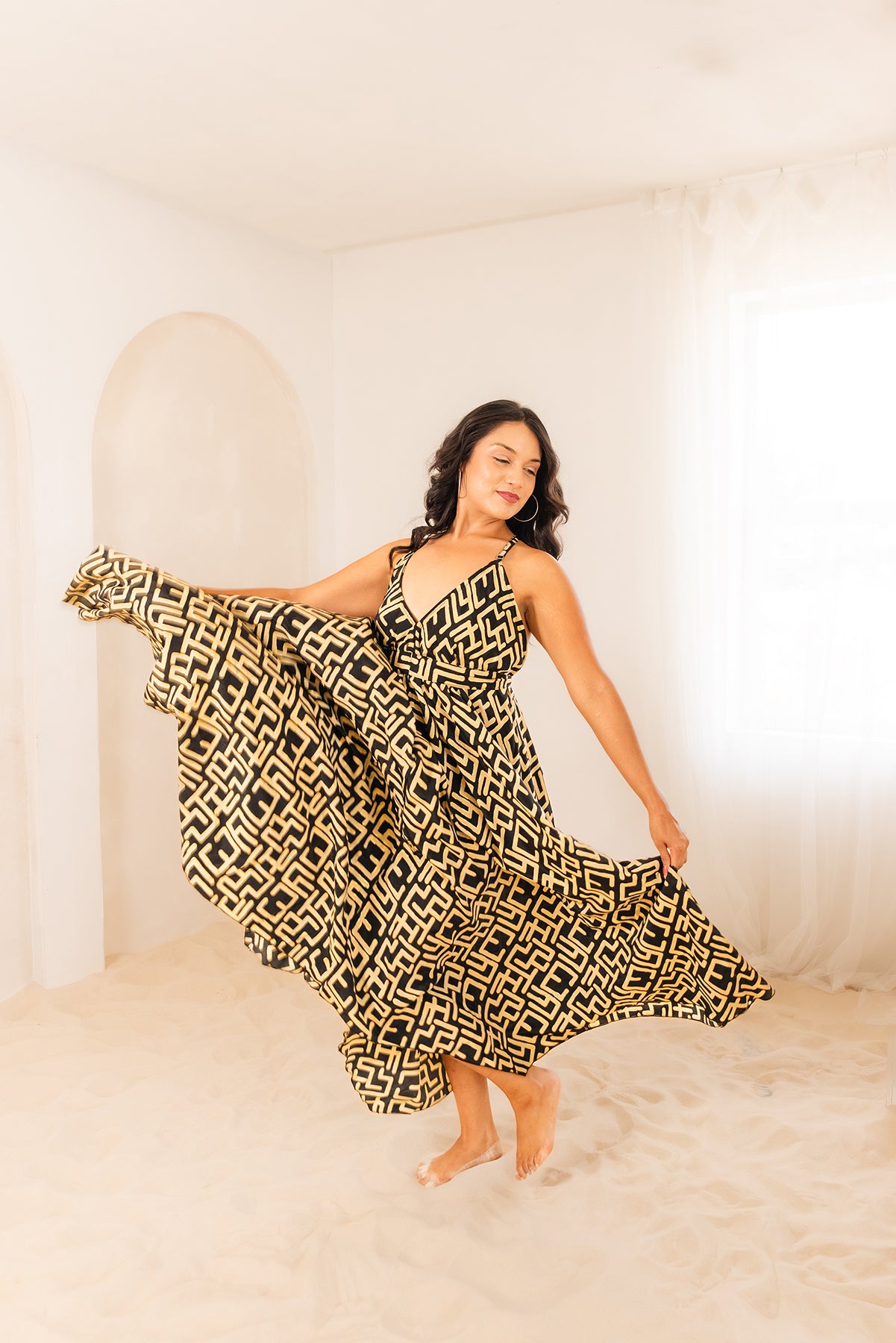 The Vacation Dress Global Print
