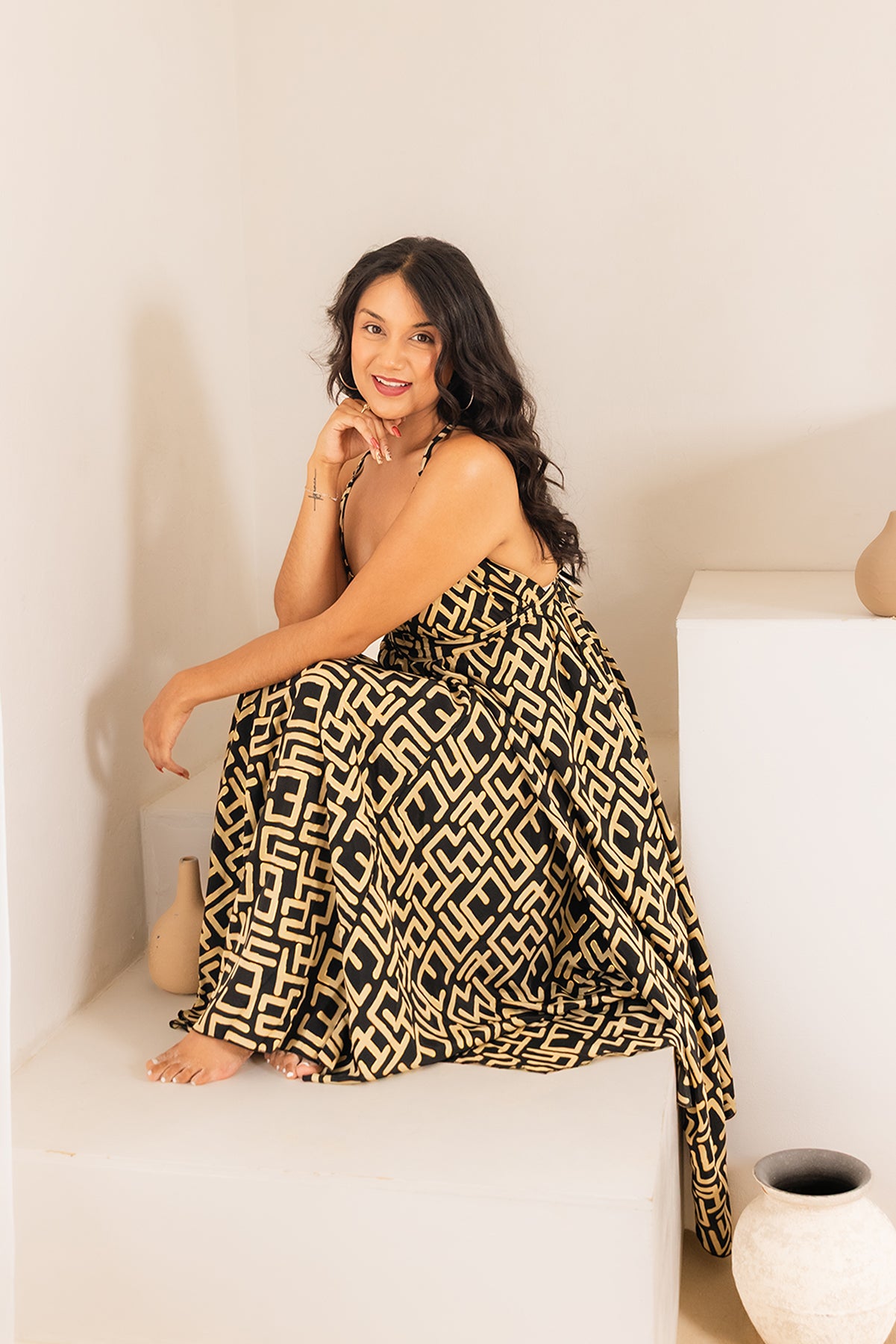 The Vacation Dress Global Print