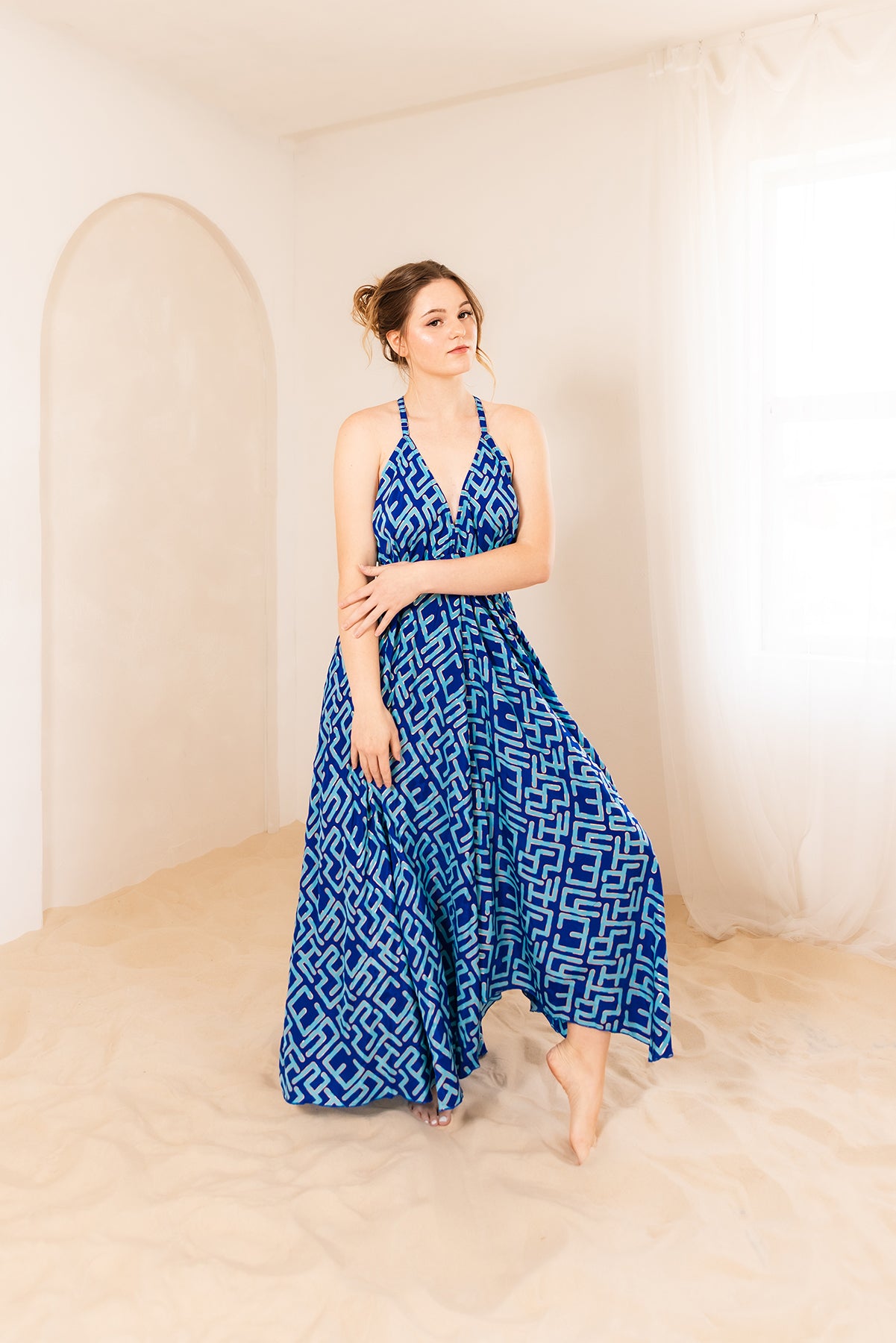 The Vacation Dress Global Print